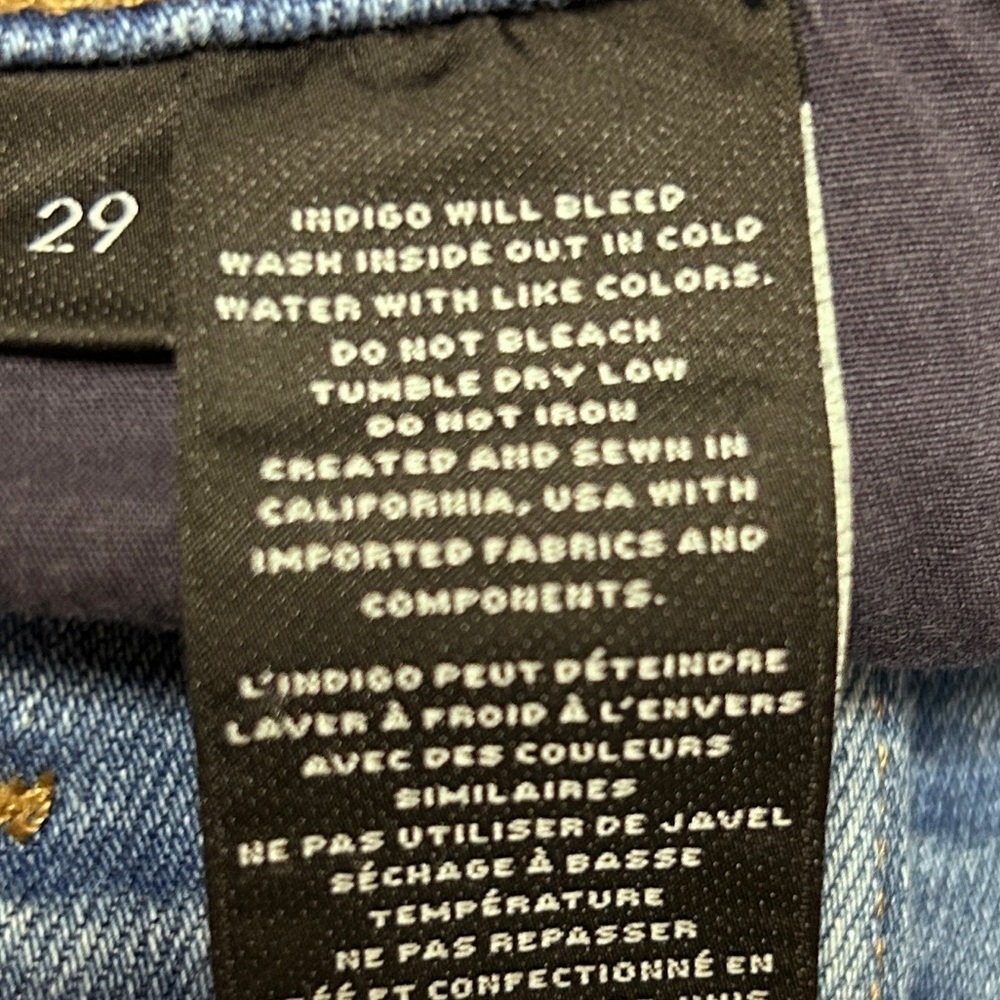 J Brand Women's 29 Alana High Rise Light wash Skinny cropped - Picture 5 of 10
